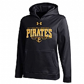 Men's Pittsburgh Pirates Under Armou Fleece Hoodie - Black,baseball caps,new era cap wholesale,wholesale hats